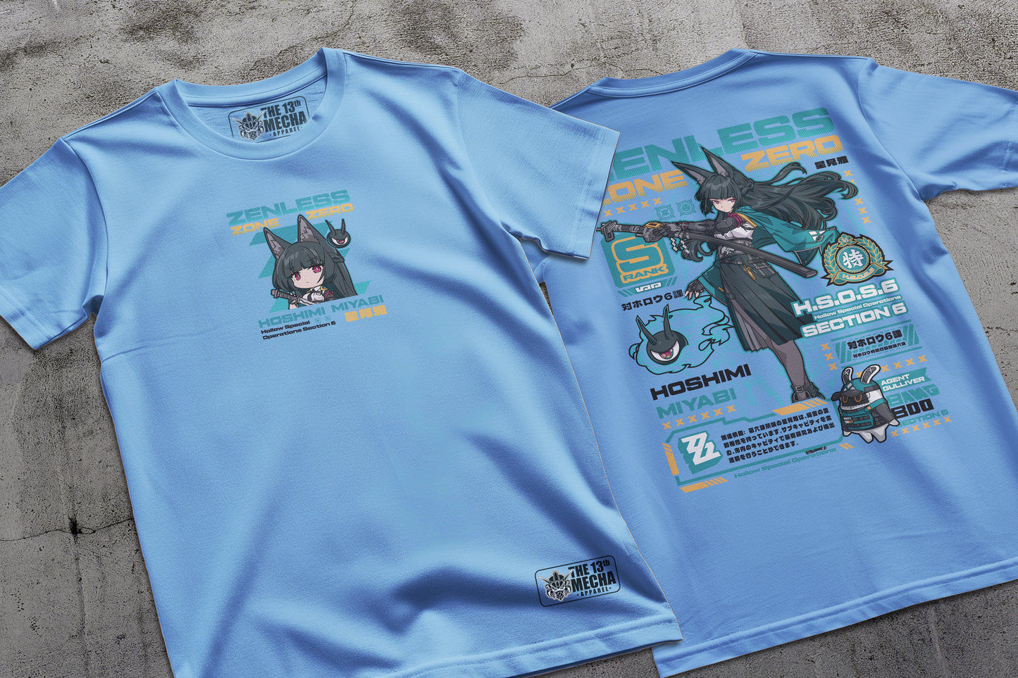 Zenless Zone Zero - Hoshimi Mayabi 01 Premium Anime Design, High Quality DTF Print, 100% Cotton Shirt