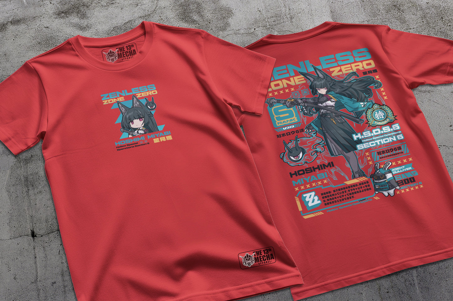 Zenless Zone Zero - Hoshimi Mayabi 01 Premium Anime Design, High Quality DTF Print, 100% Cotton Shirt