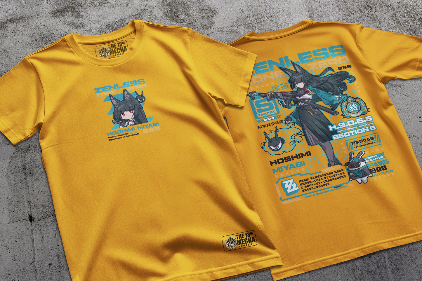 Zenless Zone Zero - Hoshimi Mayabi 01 Premium Anime Design, High Quality DTF Print, 100% Cotton Shirt