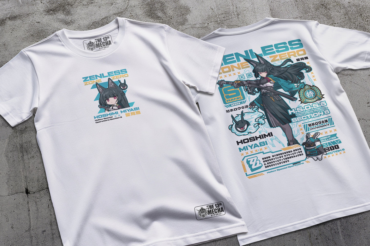 Zenless Zone Zero - Hoshimi Mayabi 01 Premium Anime Design, High Quality DTF Print, 100% Cotton Shirt