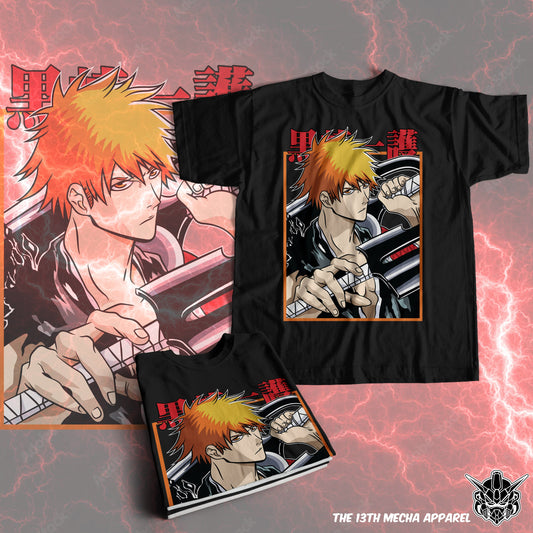 Bleach - Ichigo Kurosaki 04  Premium Anime Design, High Quality DTF Print, 100% Cotton Shirt