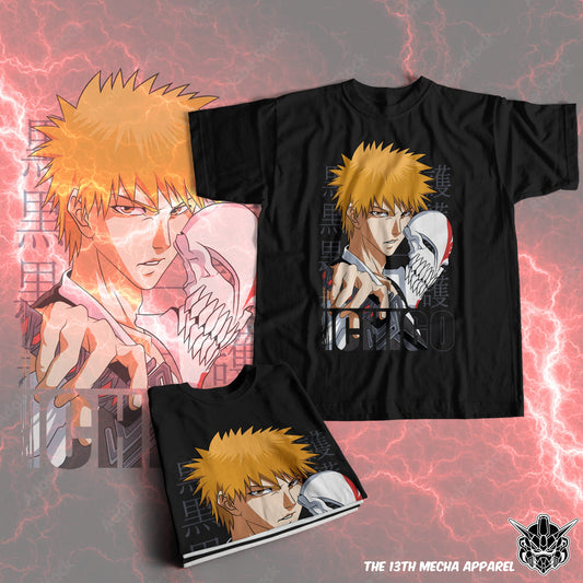 Bleach - Ichigo Kurosaki 05  Premium Anime Design, High Quality DTF Print, 100% Cotton Shirt