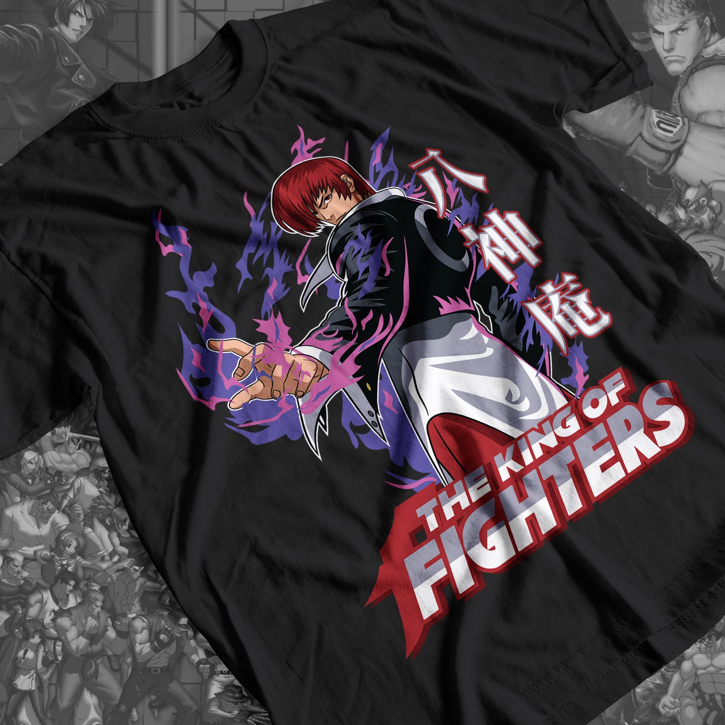 King of Fighters - Lori Yagami Premium Anime Design, High Quality DTF Print, 100% Cotton Shirt