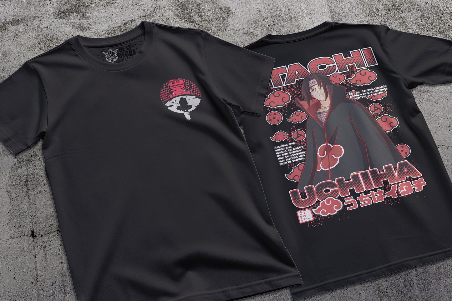 Naruto - Itachi 02 Premium Anime Design, High Quality DTF Print, 100% Cotton Shirt