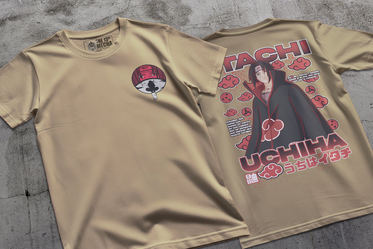 Naruto - Itachi 02 Premium Anime Design, High Quality DTF Print, 100% Cotton Shirt