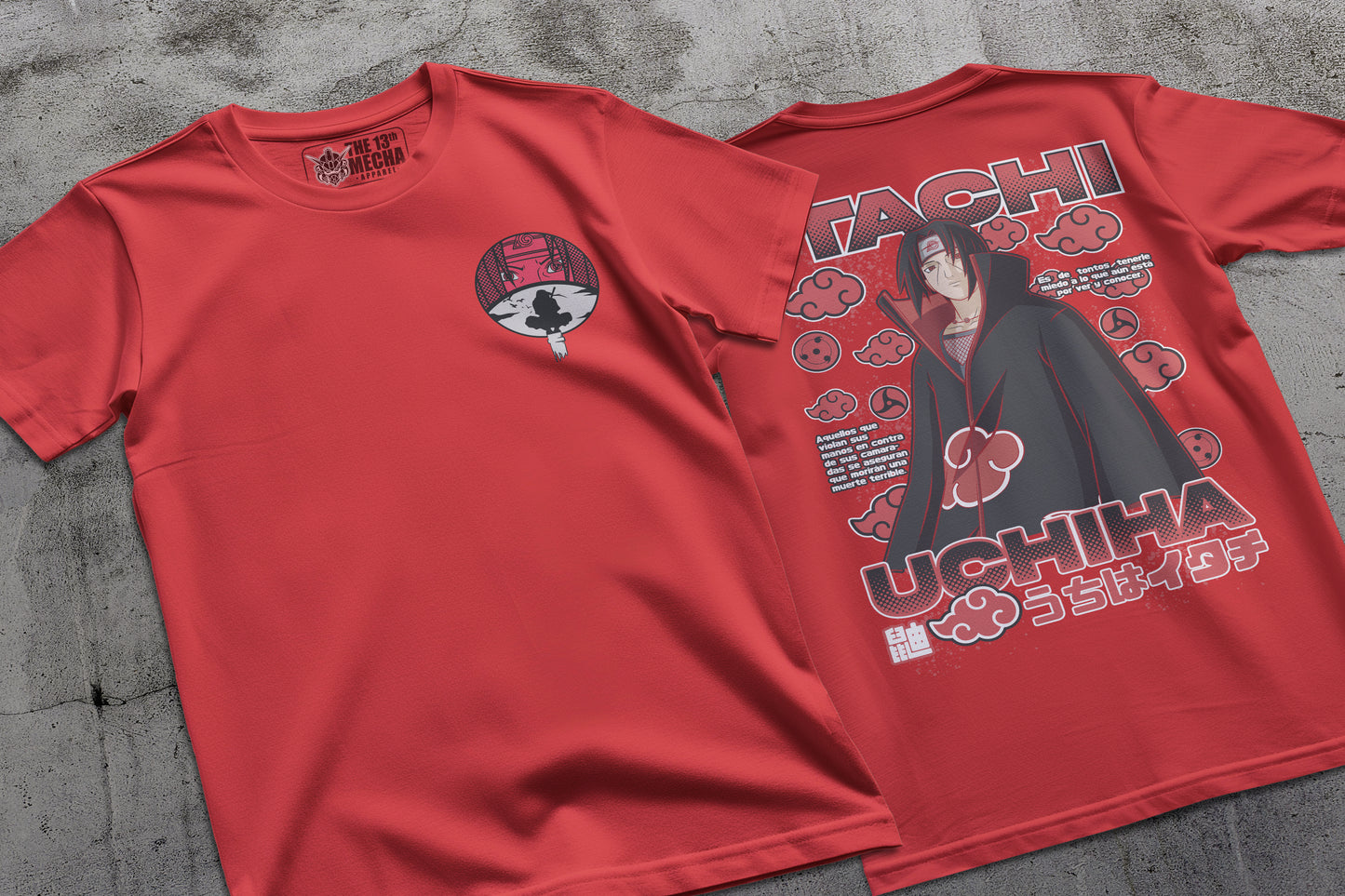 Naruto - Itachi 02 Premium Anime Design, High Quality DTF Print, 100% Cotton Shirt