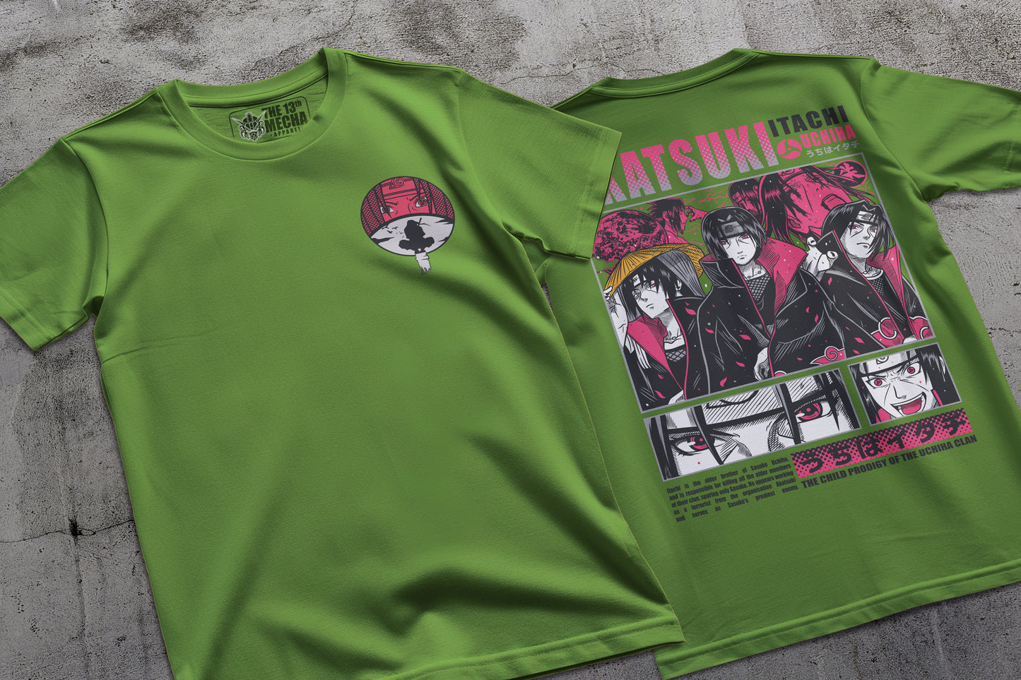 Naruto - Itachi 03 Premium Anime Design, High Quality DTF Print, 100% Cotton Shirt