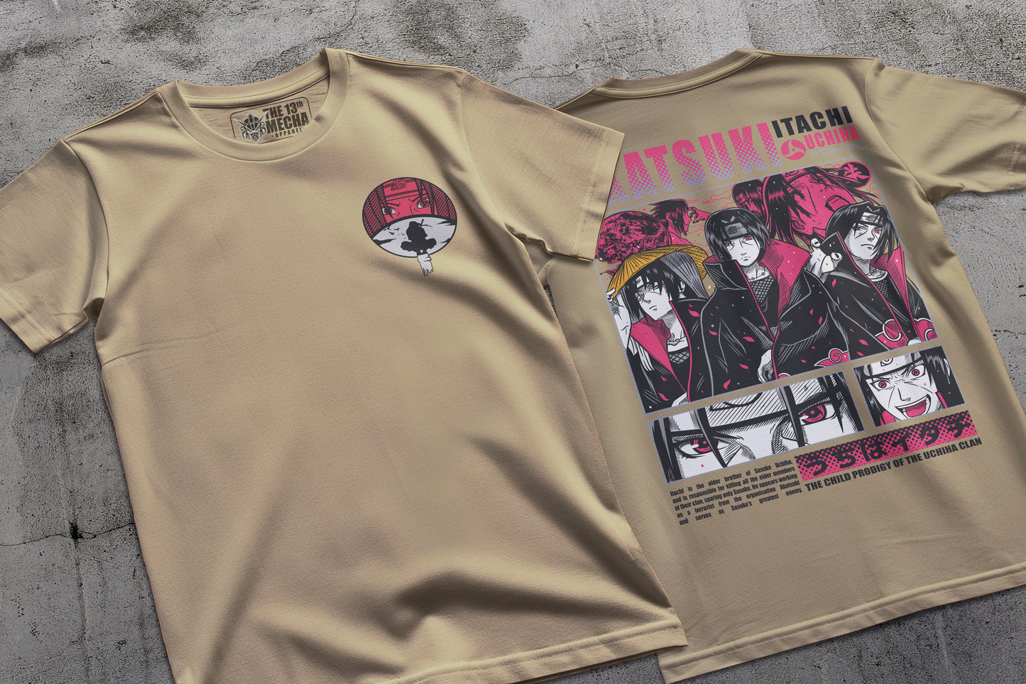 Naruto - Itachi 03 Premium Anime Design, High Quality DTF Print, 100% Cotton Shirt