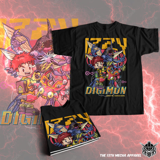 Digimon: Izzy 01 Premium Anime Design, High Quality DTF Print, 100% Cotton Shirt