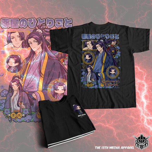 The Apothecary Diaries - Jinshi 01 Premium Anime Design, High Quality DTF Print, 100% Cotton Shirt
