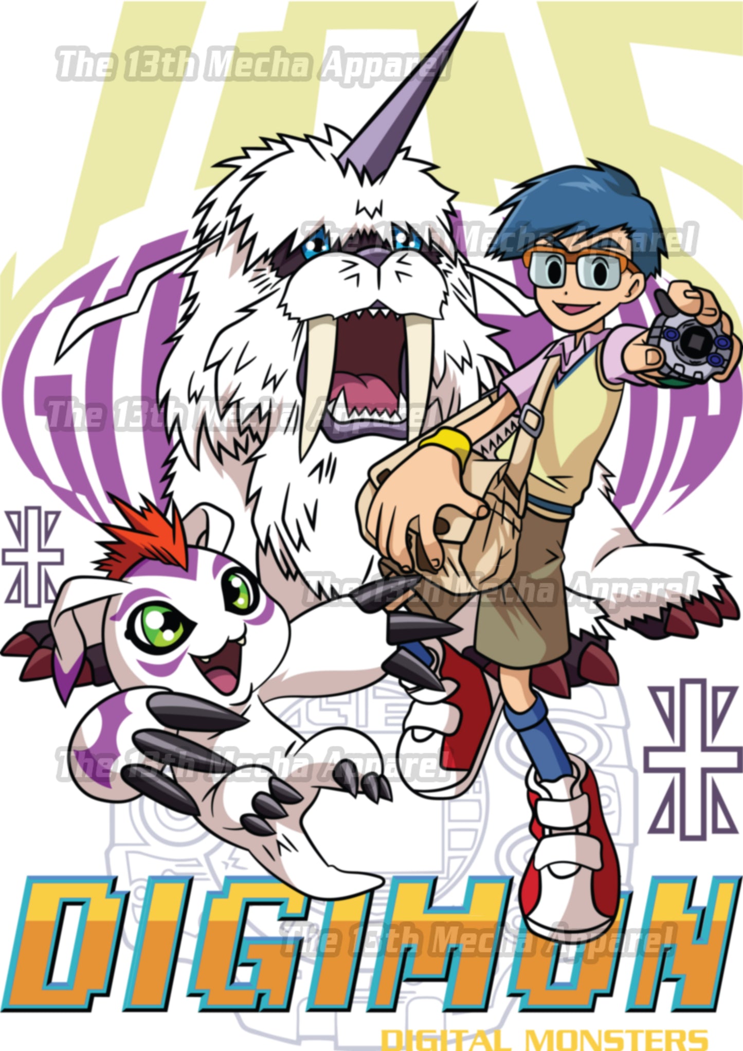 Digimon: Joe 01 Premium Anime Design, High Quality DTF Print, 100% Cotton Shirt
