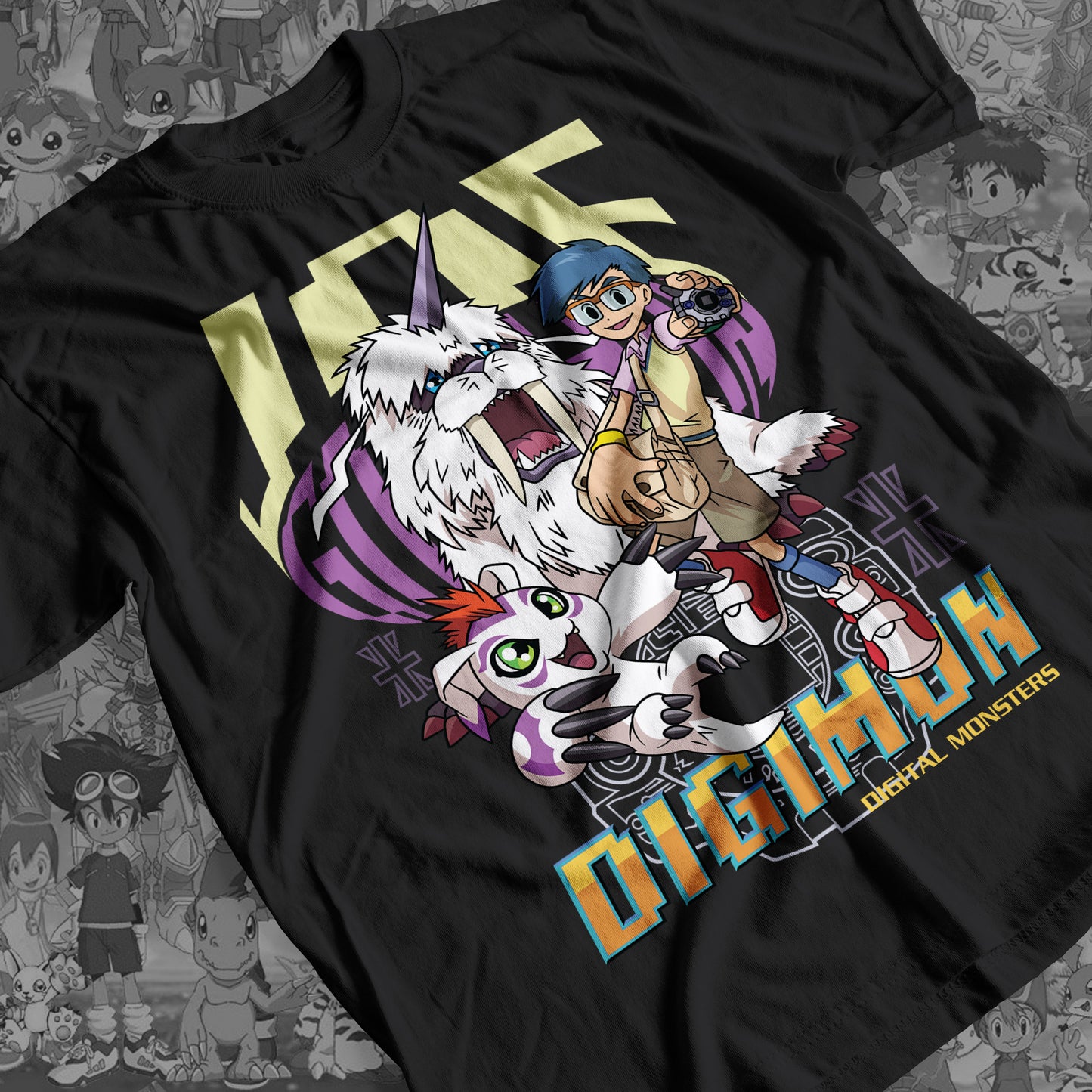 Digimon: Joe 01 Premium Anime Design, High Quality DTF Print, 100% Cotton Shirt