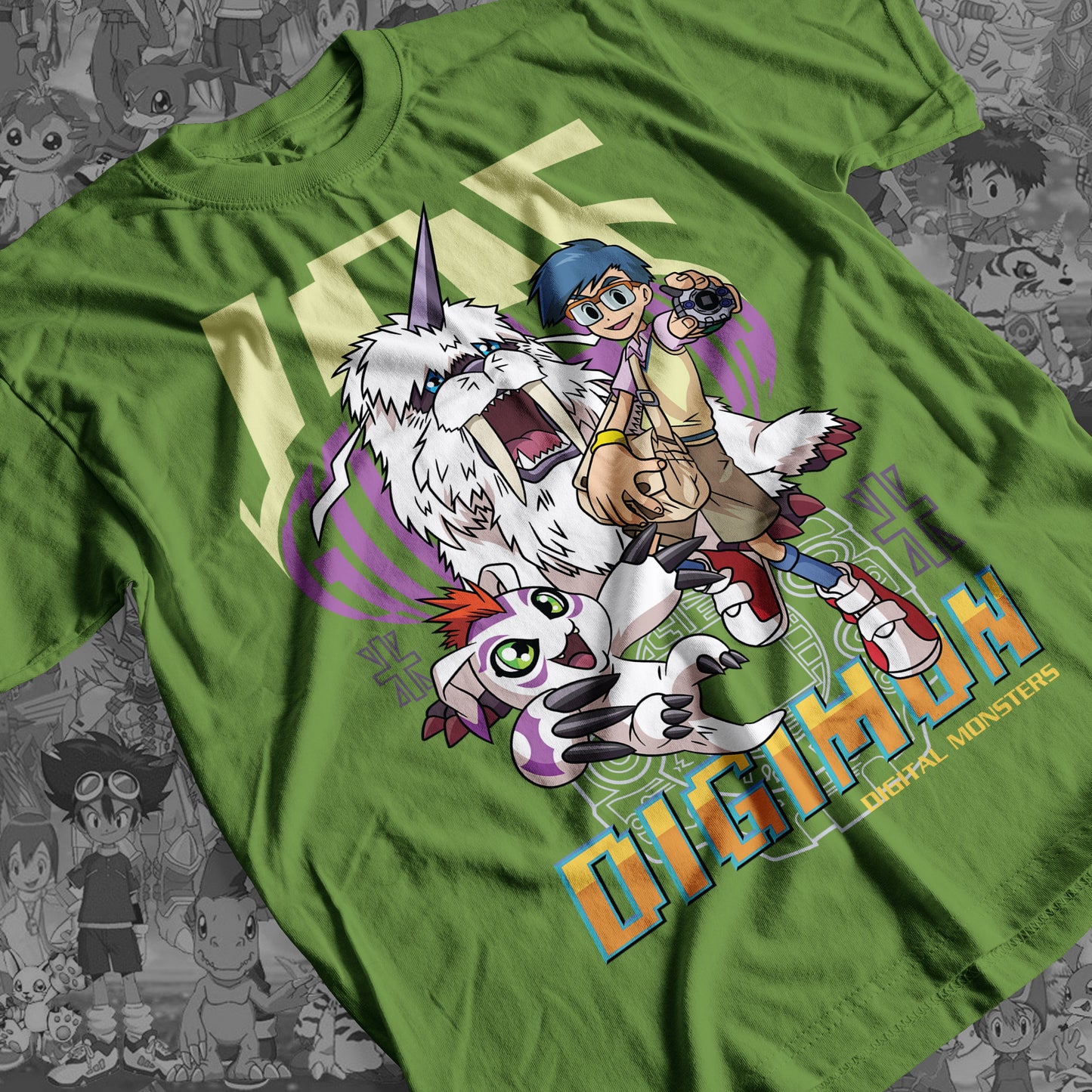 Digimon: Joe 01 Premium Anime Design, High Quality DTF Print, 100% Cotton Shirt