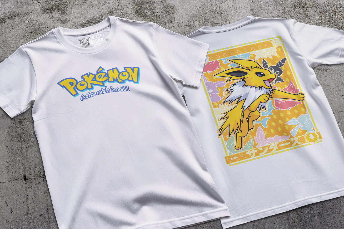 Pokemon - Jolteo 01 Premium Anime Design, High Quality DTF Print, 100% Cotton Shirt