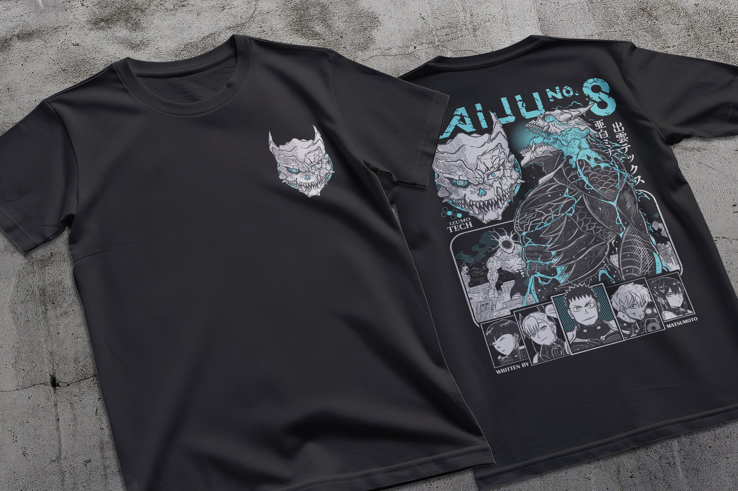 Kaiju - Kaiju No 8 01 Premium Anime Design, High Quality DTF Print, 100% Cotton Shirt