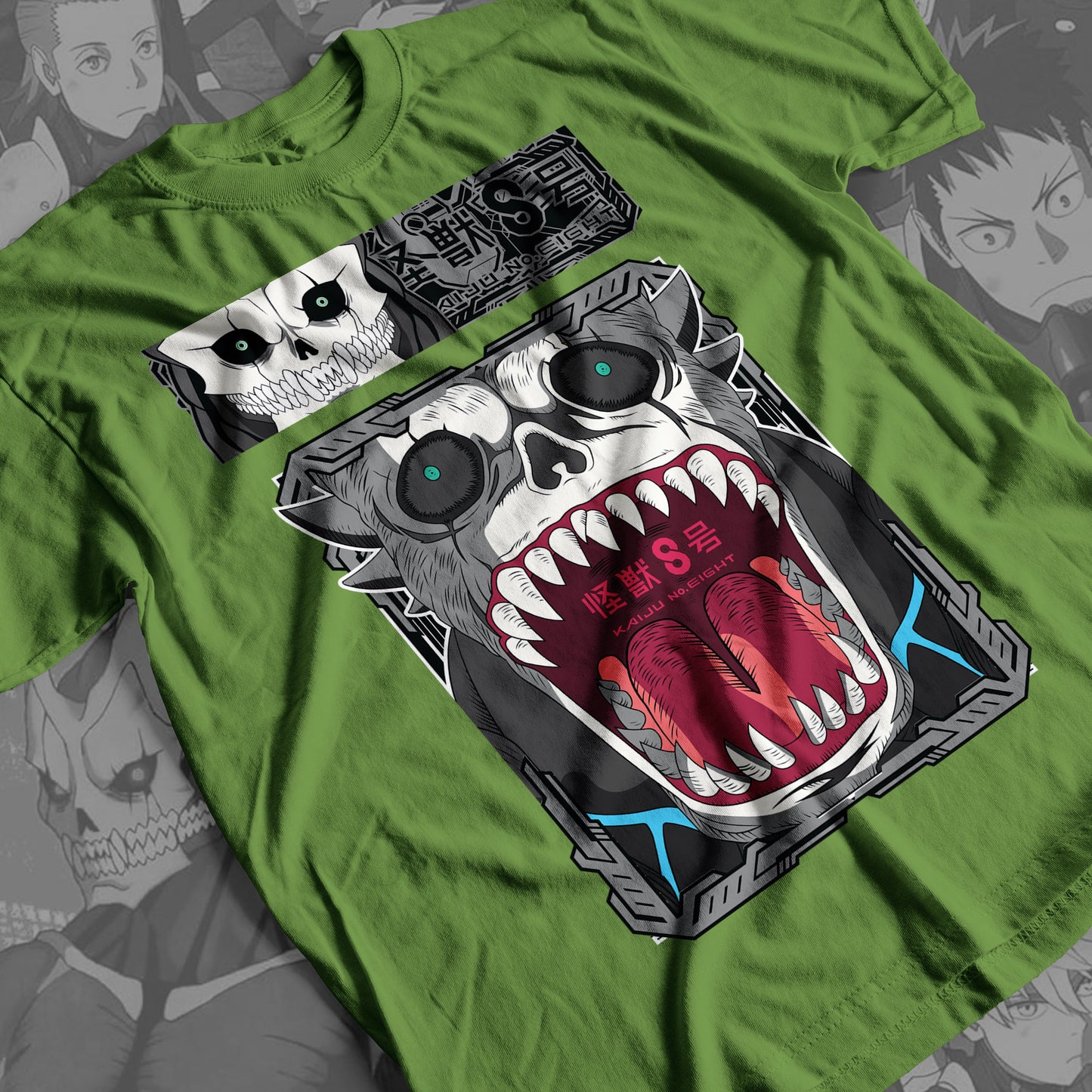 Kaiju No. 8 - Kafka Hibino 02 Premium Anime Design, High Quality DTF Print, 100% Cotton Shirt