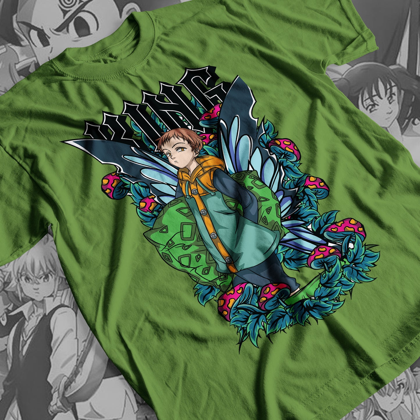 7 Deadly Sins Grizzly's Sin of Sloth - King 02 Premium Anime Design, High Quality DTF Print, 100% Cotton Shirt