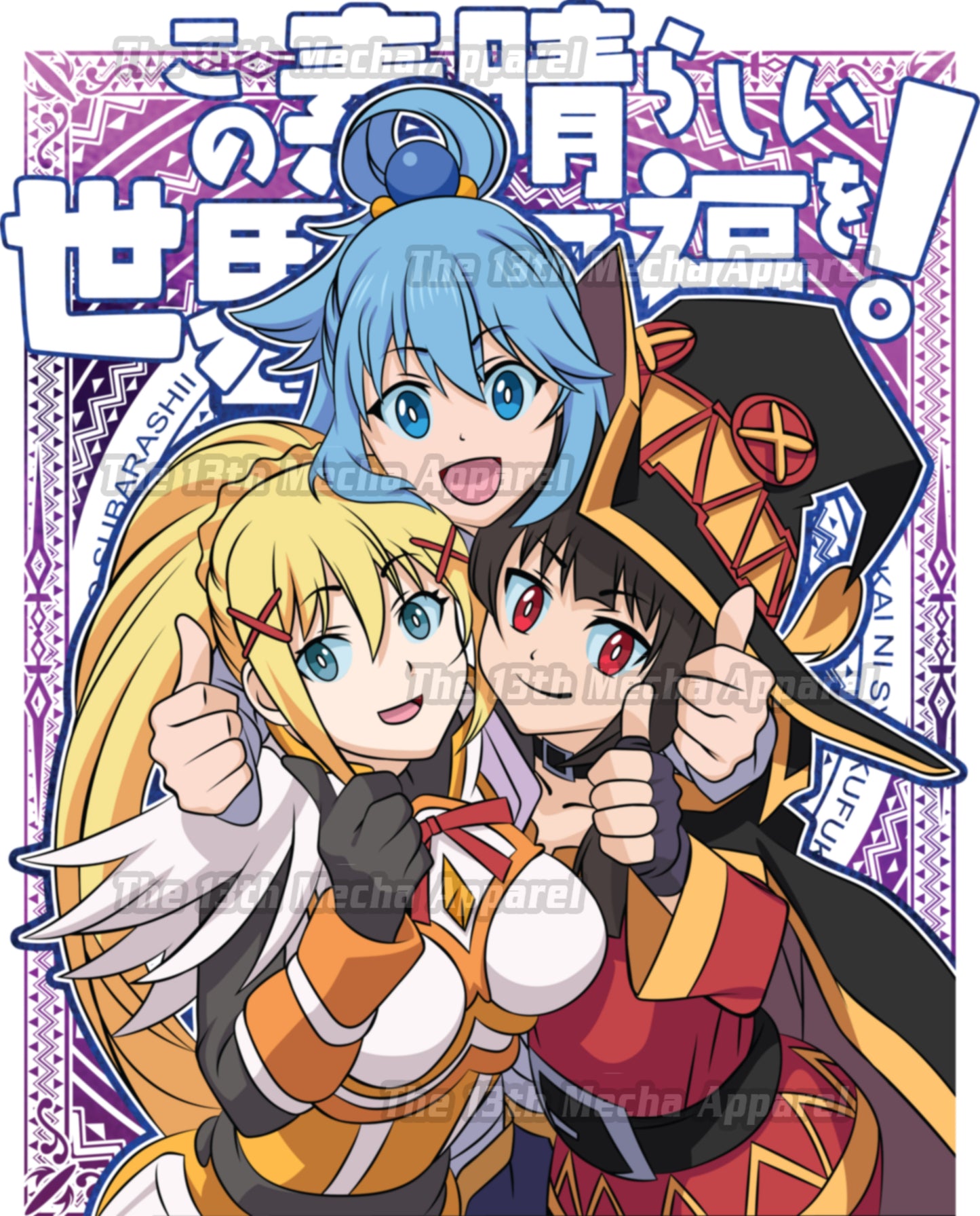 KonoSuba - Konosuba 02 Premium Anime Design, High Quality DTF Print, 100% Cotton Shirt