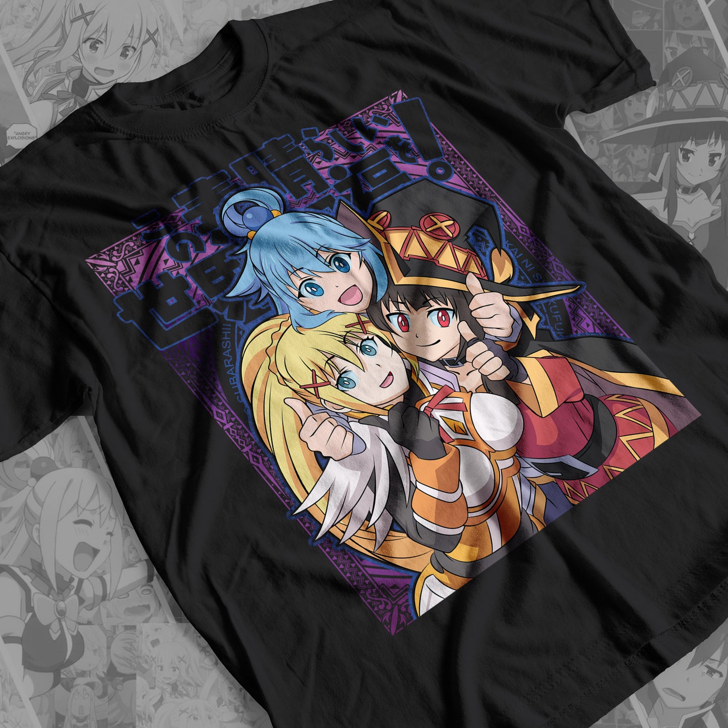 KonoSuba - Konosuba 02 Premium Anime Design, High Quality DTF Print, 100% Cotton Shirt