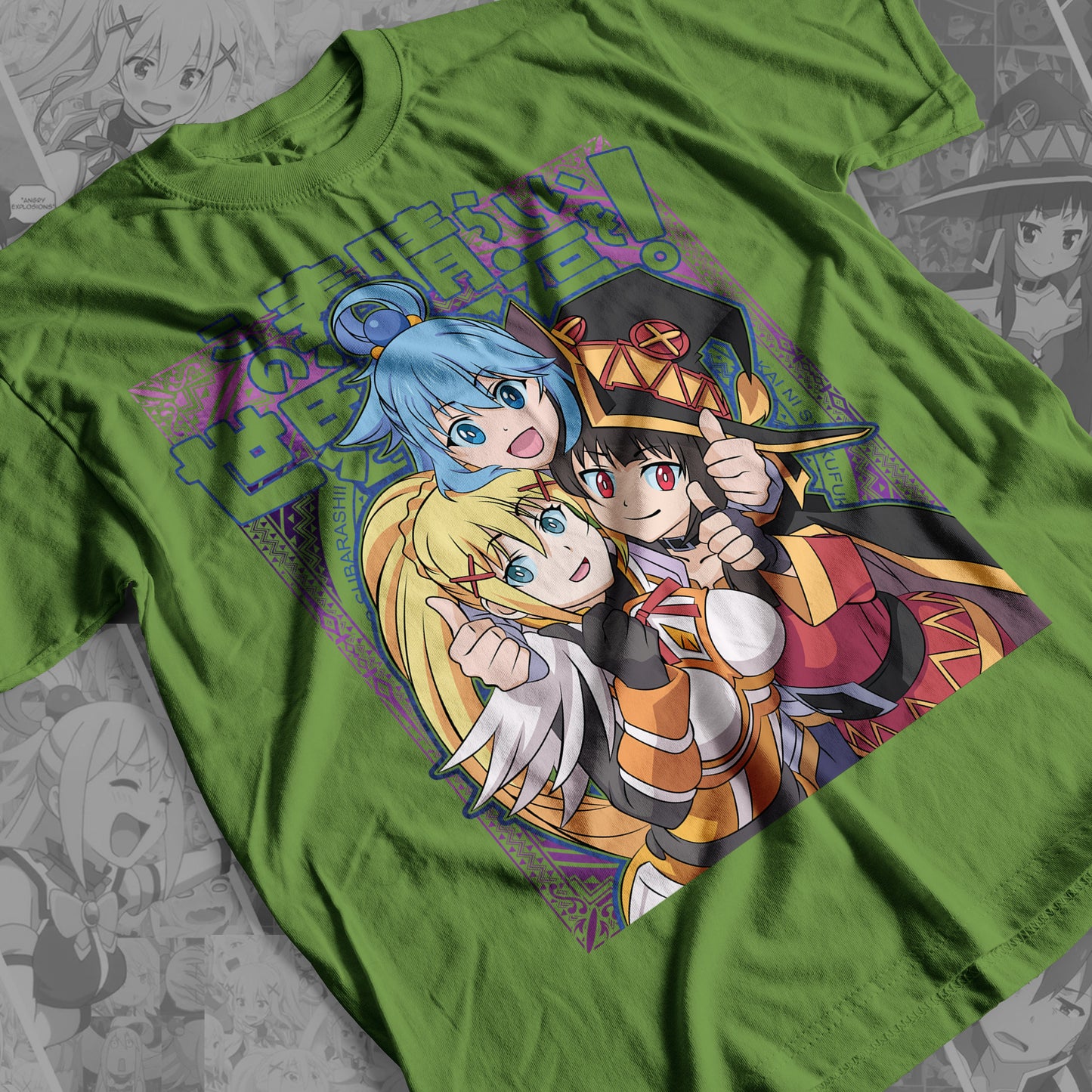 KonoSuba - Konosuba 02 Premium Anime Design, High Quality DTF Print, 100% Cotton Shirt