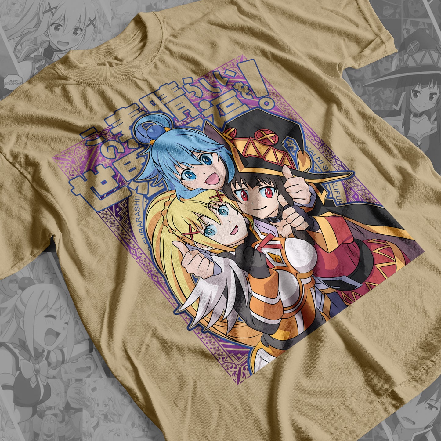 KonoSuba - Konosuba 02 Premium Anime Design, High Quality DTF Print, 100% Cotton Shirt