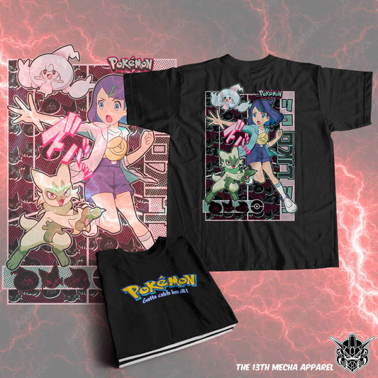 Pokemon - Liko 01 Premium Anime Design, High Quality DTF Print, 100% Cotton Shirt