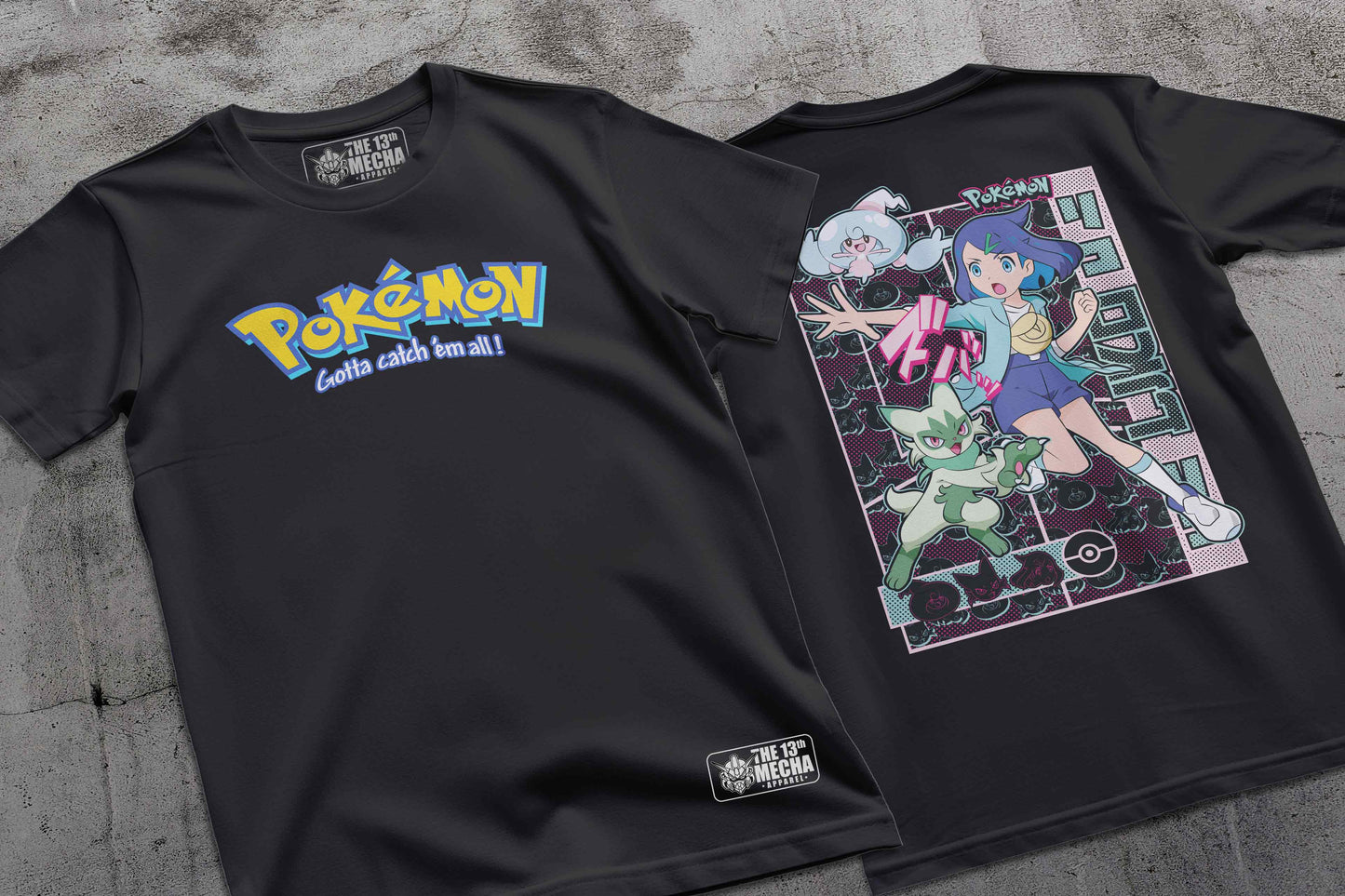 Pokemon - Liko 01 Premium Anime Design, High Quality DTF Print, 100% Cotton Shirt