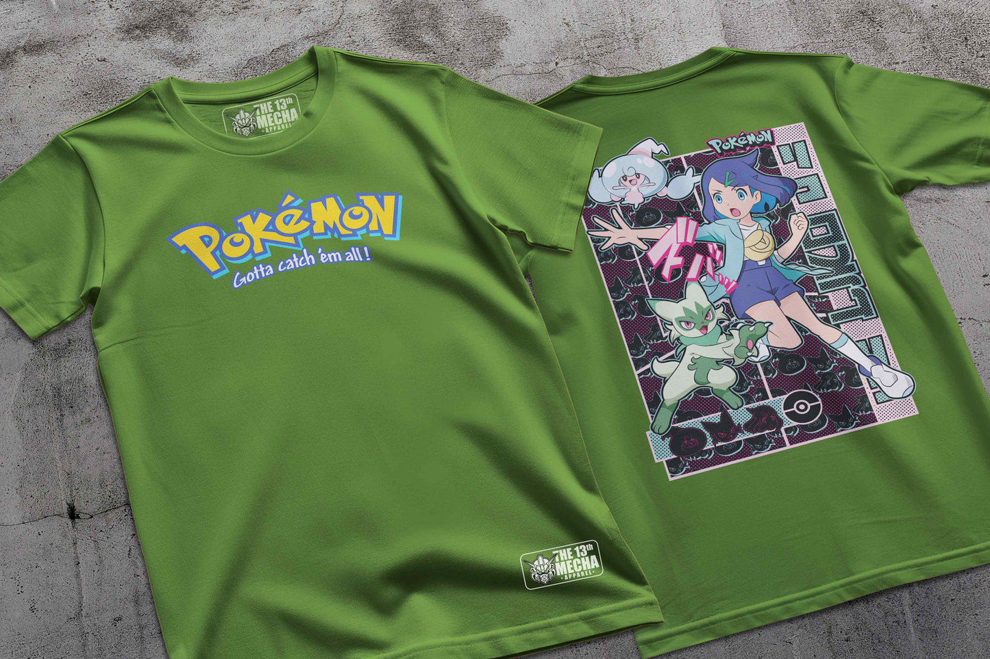 Pokemon - Liko 01 Premium Anime Design, High Quality DTF Print, 100% Cotton Shirt