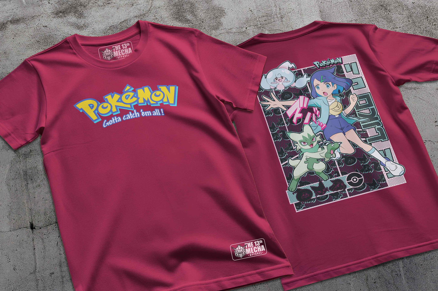 Pokemon - Liko 01 Premium Anime Design, High Quality DTF Print, 100% Cotton Shirt