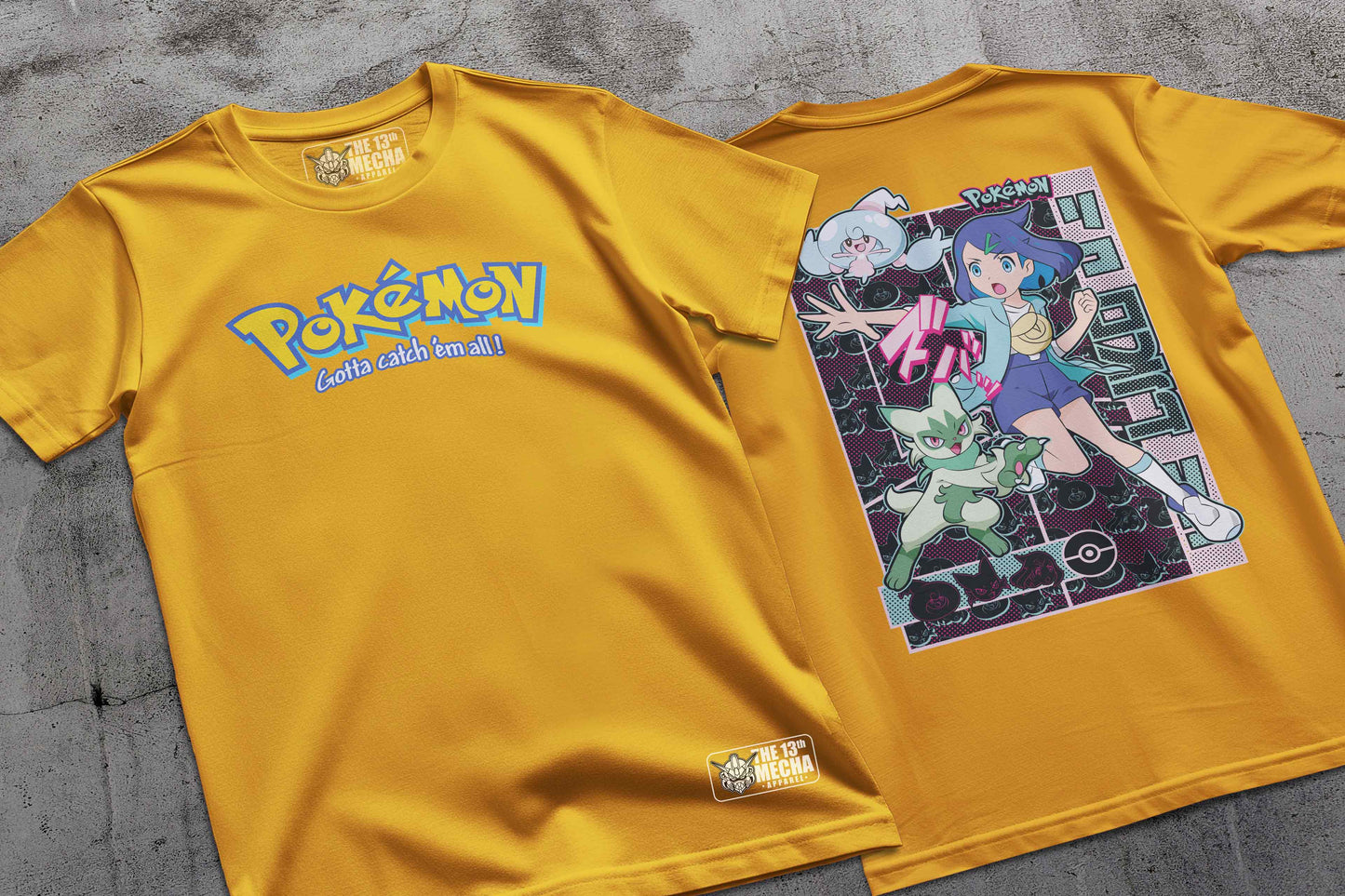 Pokemon - Liko 01 Premium Anime Design, High Quality DTF Print, 100% Cotton Shirt