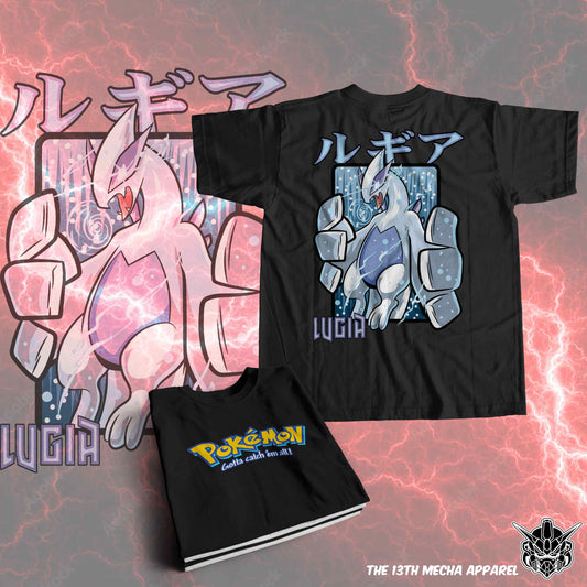 Pokemon - Lugia 01 Premium Anime Design, High Quality DTF Print, 100% Cotton Shirt