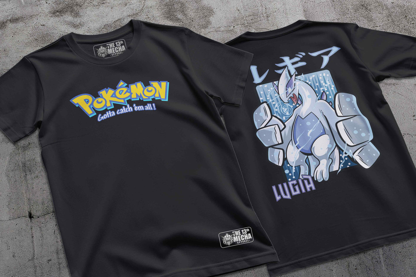Pokemon - Lugia 01 Premium Anime Design, High Quality DTF Print, 100% Cotton Shirt
