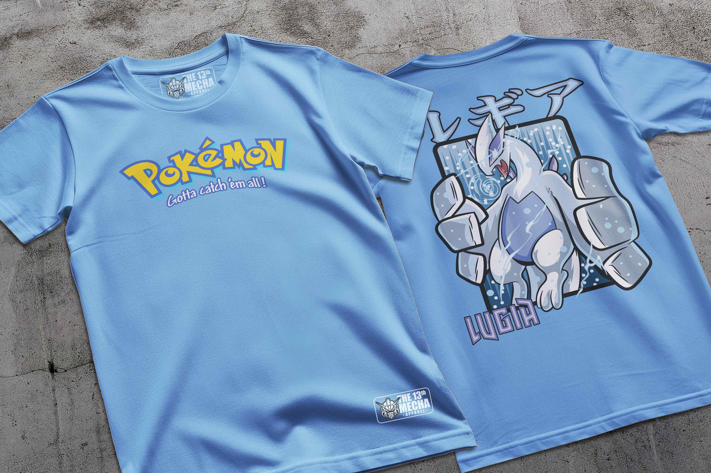 Pokemon - Lugia 01 Premium Anime Design, High Quality DTF Print, 100% Cotton Shirt