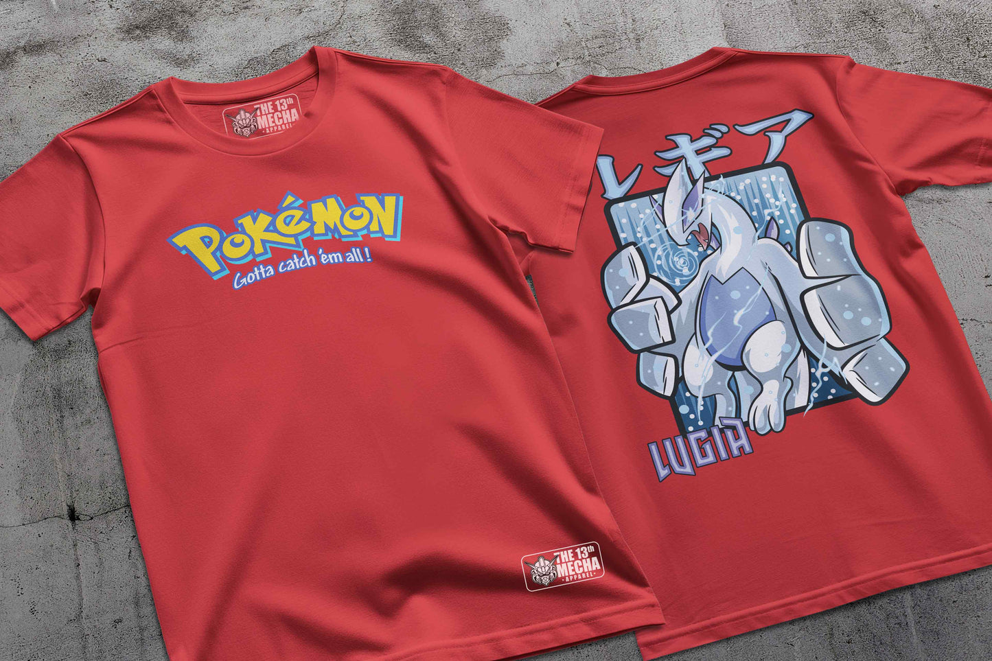Pokemon - Lugia 01 Premium Anime Design, High Quality DTF Print, 100% Cotton Shirt
