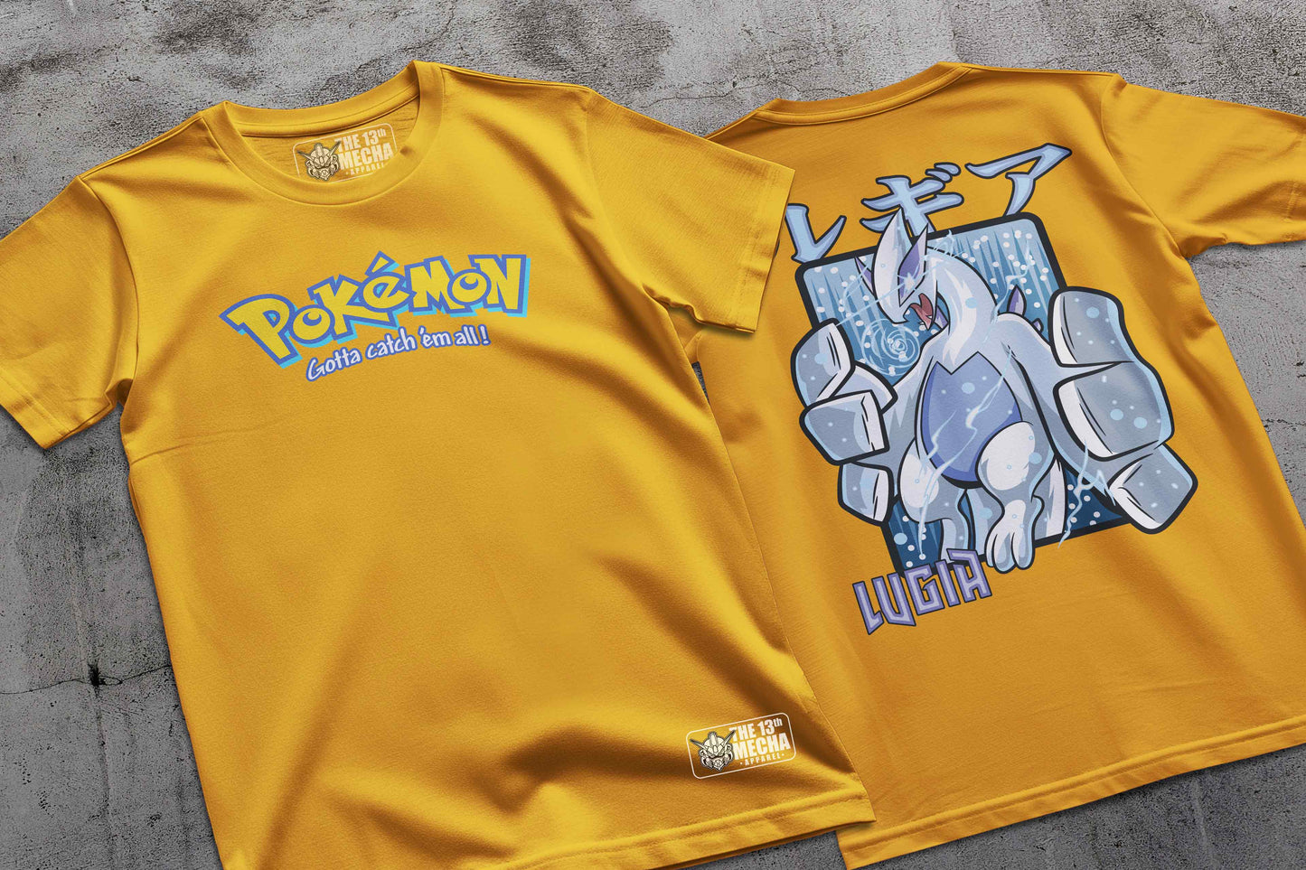 Pokemon - Lugia 01 Premium Anime Design, High Quality DTF Print, 100% Cotton Shirt