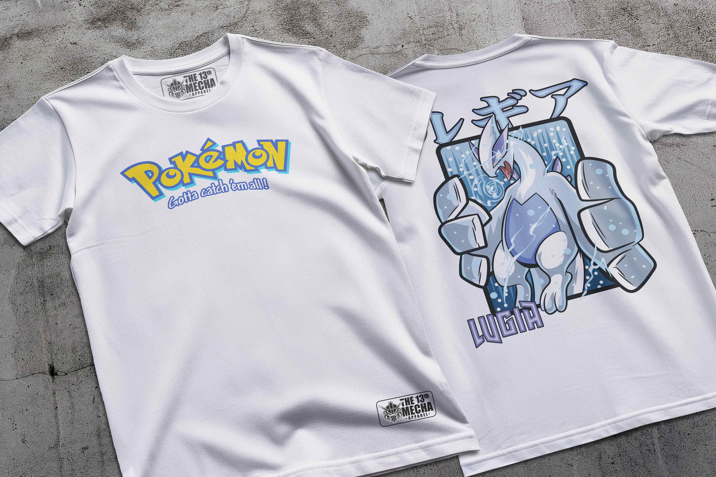 Pokemon - Lugia 01 Premium Anime Design, High Quality DTF Print, 100% Cotton Shirt