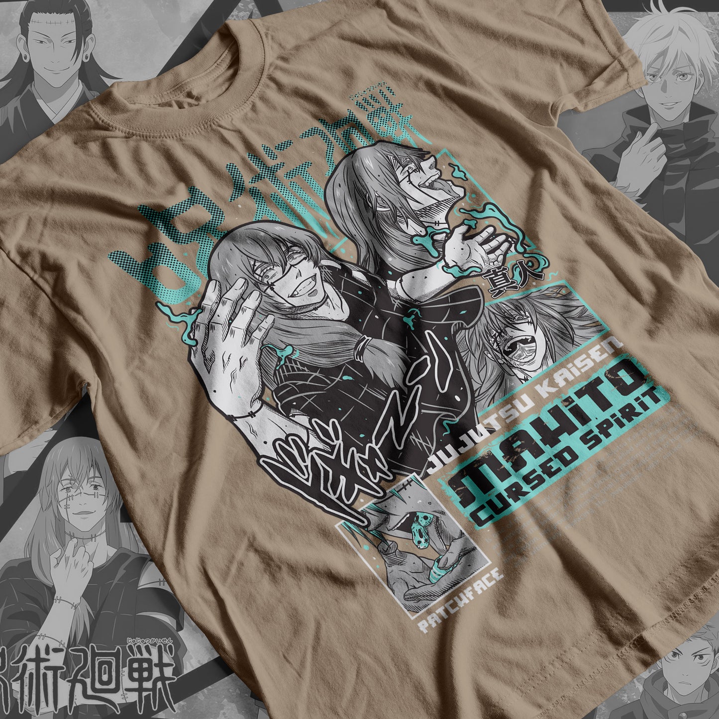 Jujutsu Kaisen - Mahito 02 Premium Anime Design, High Quality DTF Print, 100% Cotton Shirt