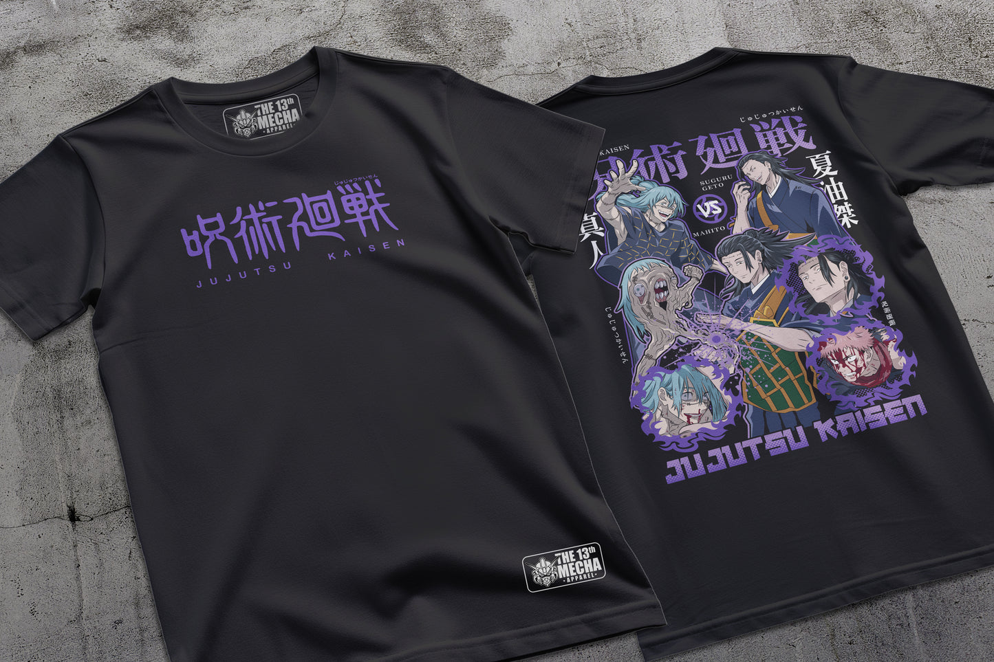 Jujutsu Kaisen - Mahito vs Geto 02 Premium Anime Design, High Quality DTF Print, 100% Cotton Shirt
