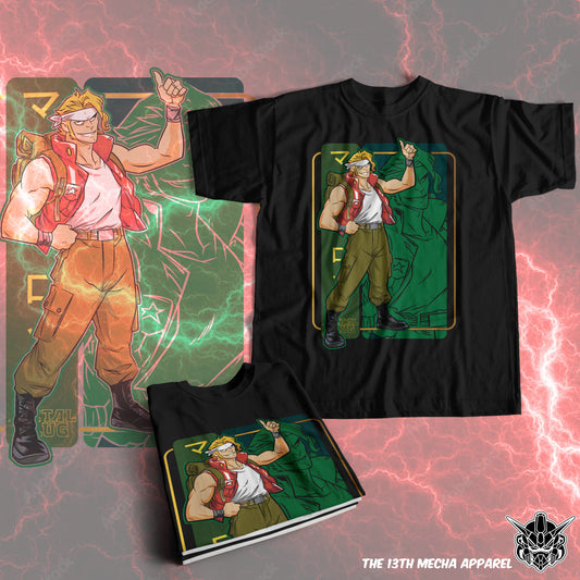 Metal Slug - Marco Premium Anime Design, High Quality DTF Print, 100% Cotton Shirt