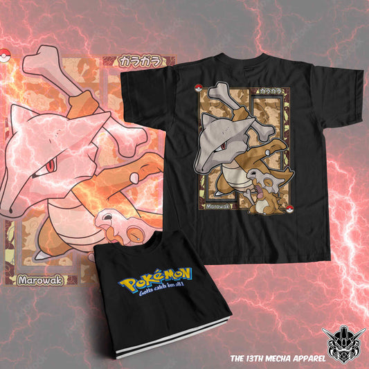 Pokemon - Marowak 01 Premium Anime Design, High Quality DTF Print, 100% Cotton Shirt