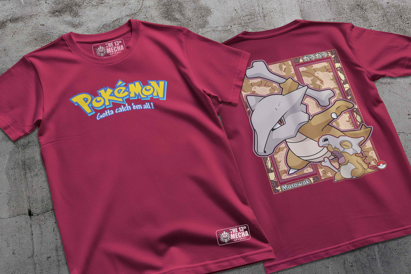 Pokemon - Marowak 01 Premium Anime Design, High Quality DTF Print, 100% Cotton Shirt