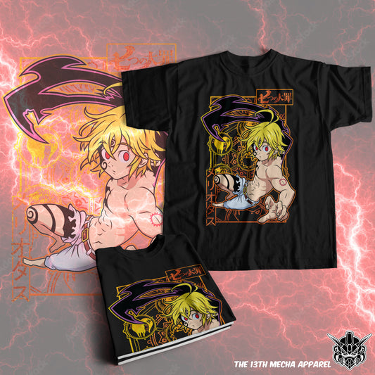 7 Deadly Sins Dragon Sin of Wrath - Meliodas 01 Premium Anime Design, High Quality DTF Print, 100% Cotton Shirt