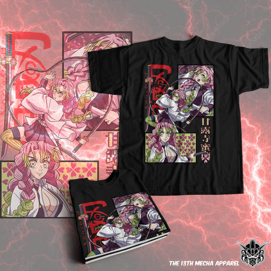 Demon Slayer - Mitsuri Kanroji 03 Premium Anime Design, High Quality DTF Print, 100% Cotton Shirt