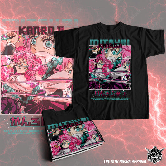 Demon Slayer - Mitsuri Kanroji 04 Premium Anime Design, High Quality DTF Print, 100% Cotton Shirt