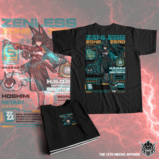 Zenless Zone Zero - Hoshimi Mayabi 01 Premium Anime Design, High Quality DTF Print, 100% Cotton Shirt