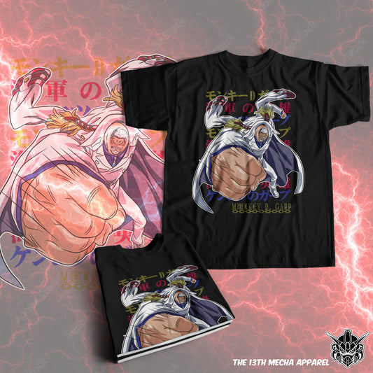One Piece - Monkey D Garp One 01 Premium Anime Design, High Quality DTF Print, 100% Cotton Shirt