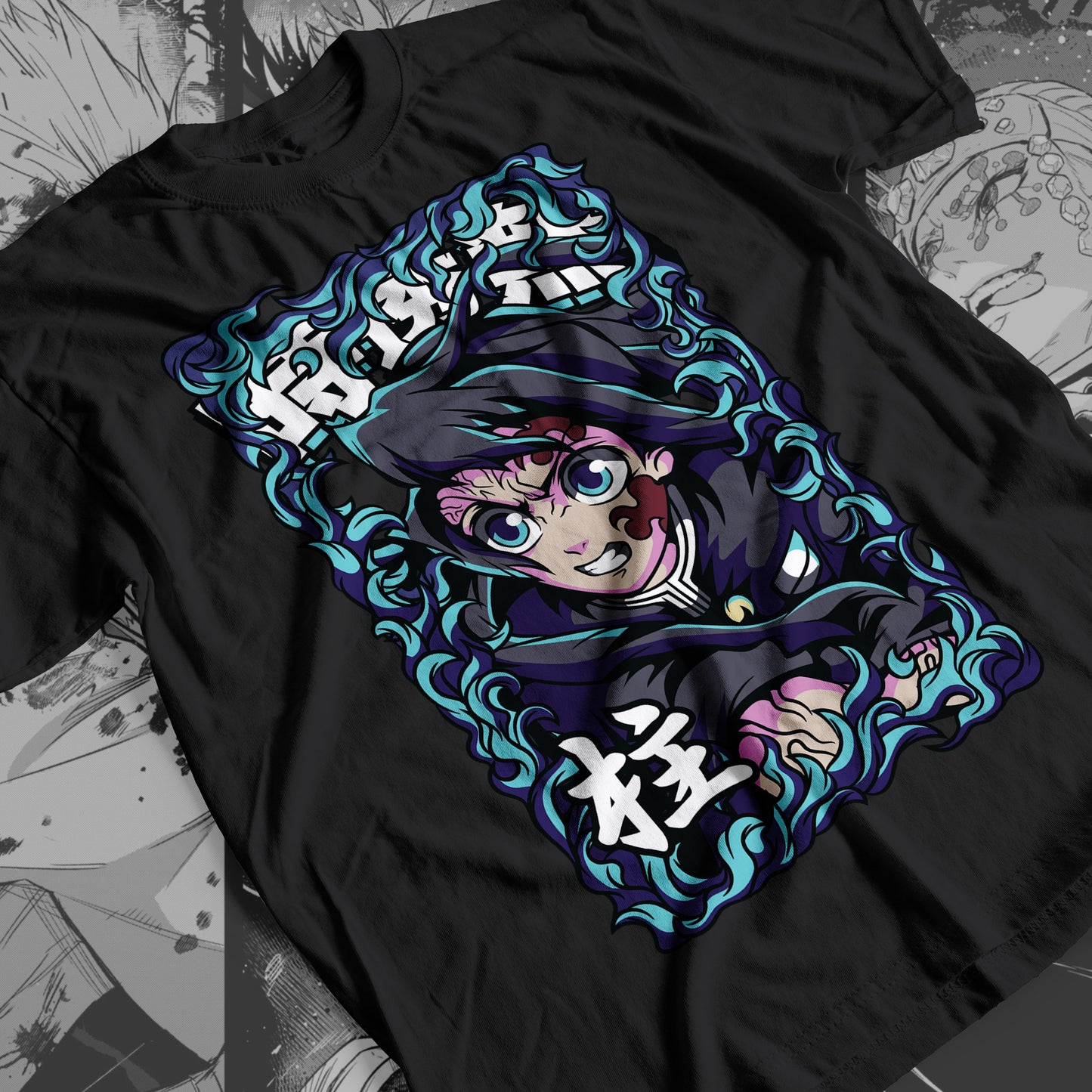 Demon Slayer - Muichiro Tokito 09 Premium Anime Design, High Quality DTF Print, 100% Cotton Shirt