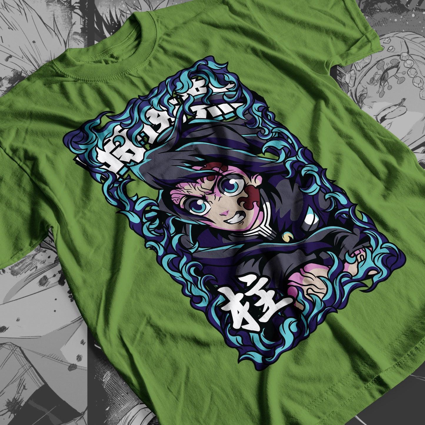 Demon Slayer - Muichiro Tokito 09 Premium Anime Design, High Quality DTF Print, 100% Cotton Shirt