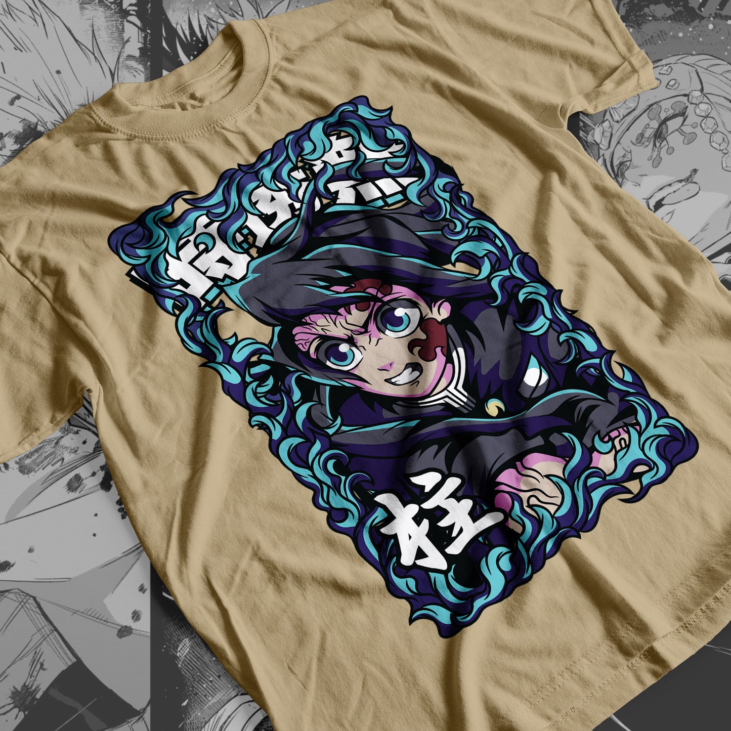 Demon Slayer - Muichiro Tokito 09 Premium Anime Design, High Quality DTF Print, 100% Cotton Shirt