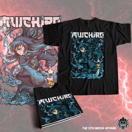 Demon Slayer - Muichiro Tokito 04 Premium Anime Design, High Quality DTF Print, 100% Cotton Shirt